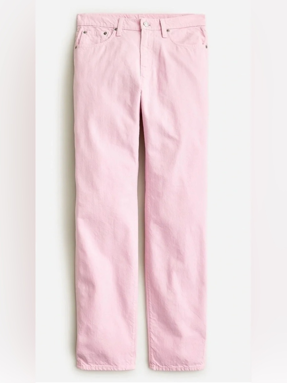 J. Crew Straight Leg Pink Jeans